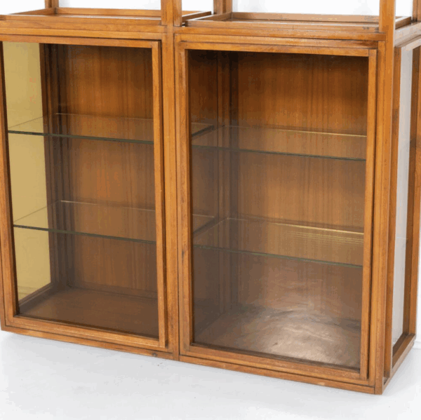 Mid-Century Modern Shelves, Wood and Glass - Image 12