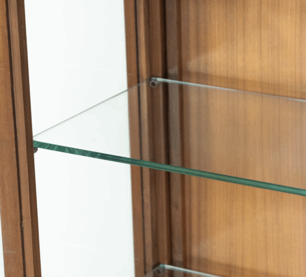 Mid-Century Modern Shelves, Wood and Glass - Image 7