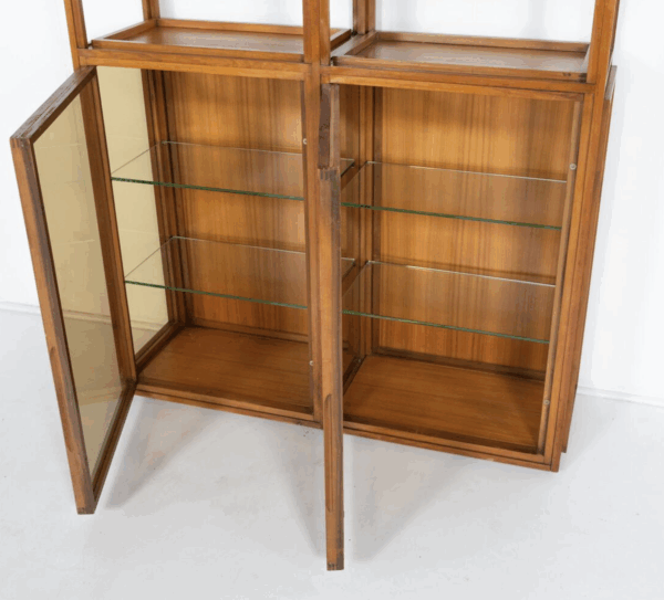 Mid-Century Modern Shelves, Wood and Glass - Image 13