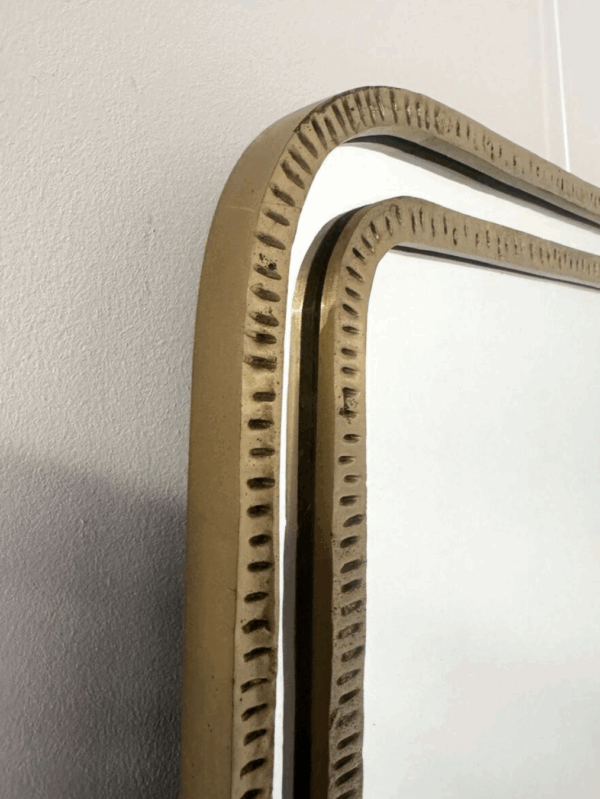Mid-Century Bronze Mirror by Angelo Brotto, signed, 1950s - Image 5