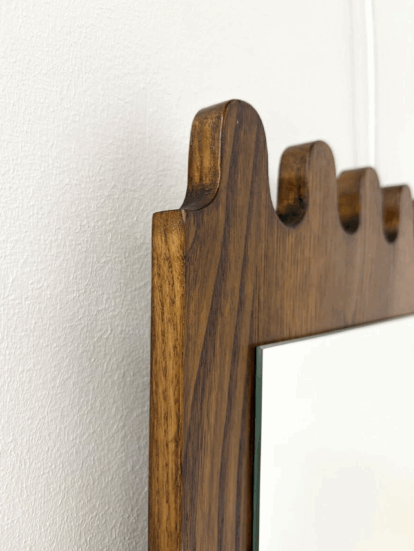 Contemporary Wooden Mirror, Italy - 2 Available - Image 7
