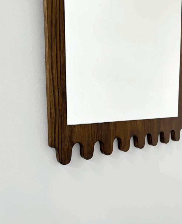 Contemporary Wooden Mirror, Italy - 2 Available - Image 5