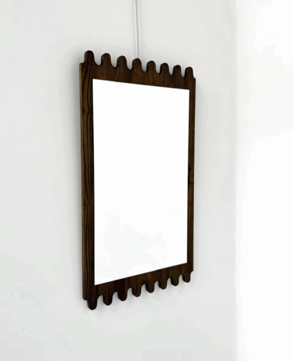 Contemporary Wooden Mirror, Italy - 2 Available - Image 4