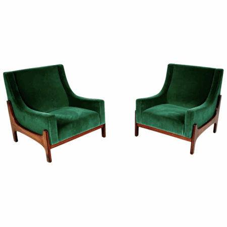 Pair of Mid-Century Italian Armchairs, 1960s