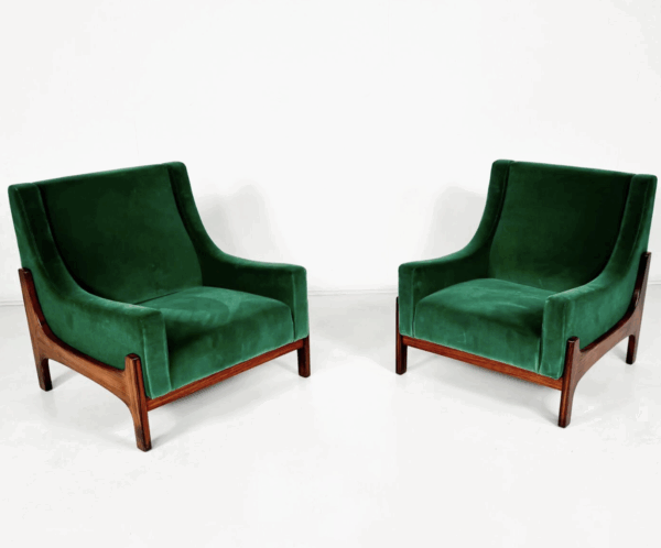 Pair of Mid-Century Italian Armchairs, 1960s - Image 4