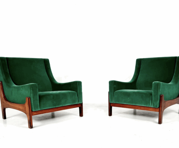 Pair of Mid-Century Italian Armchairs, 1960s - Image 3