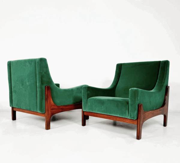 Pair of Mid-Century Italian Armchairs, 1960s - Image 7