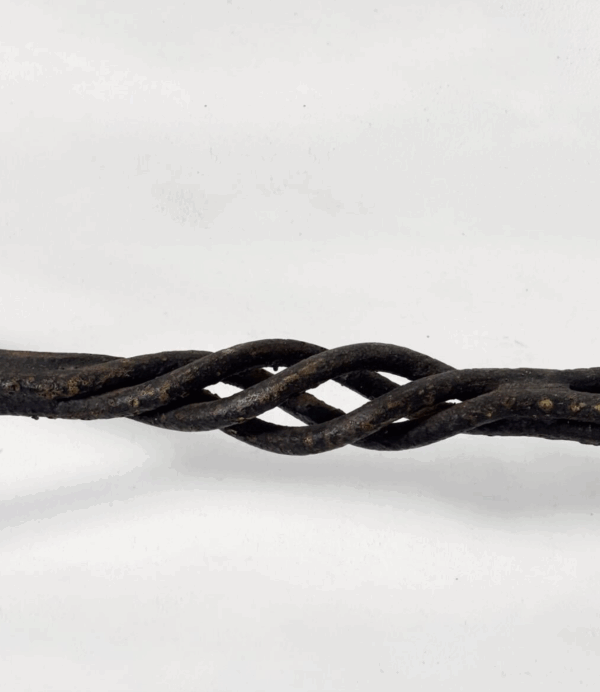 Glass and Wrought Iron Console, France, 1940s - Image 4