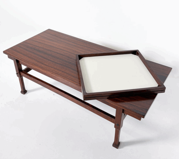 Mid-Century Modern Extendable Coffee Table, Italy, 1960s - Image 6