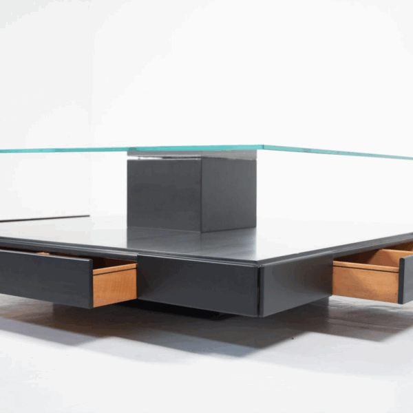 Mid-Century Modern Tecno T147 Coffee Table by Marco Fantoni, Italy, 1970s - Image 5