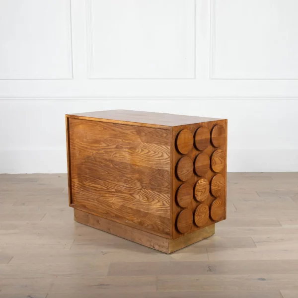Contemporary  Sculptural Brutalist Cabinet - Image 10