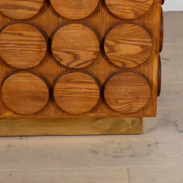 Contemporary  Sculptural Brutalist Cabinet - Image 5