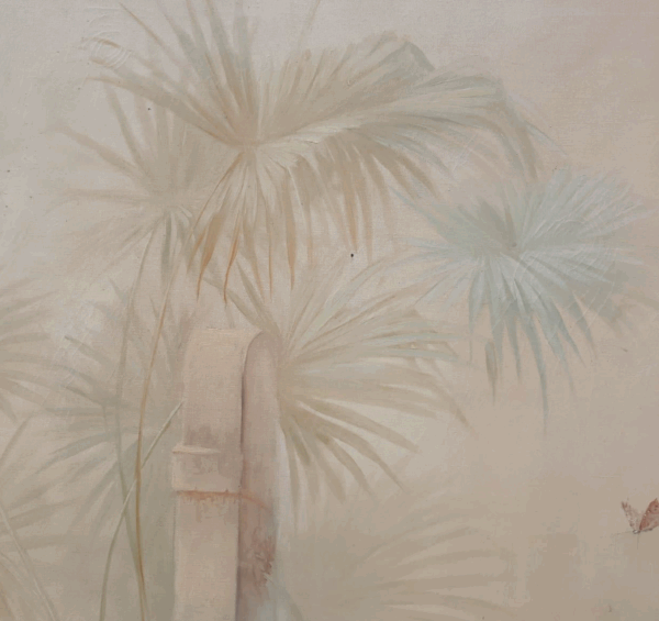 Large Decorative Canvas, Circa 1900, Signed A. Hubert - Image 4