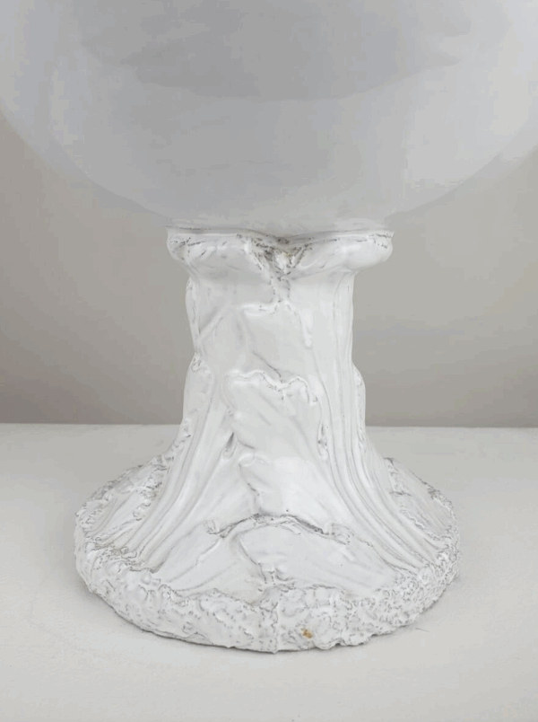 Large Covered Earthenware Vase, Late 19th Early 20th - Image 8