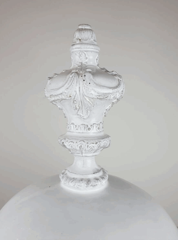 Large Covered Earthenware Vase, Late 19th Early 20th - Image 6