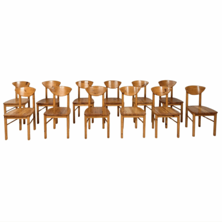 Mid-Century Pine Dining Chairs by Rainer Daumiller, Denmark, 1970s