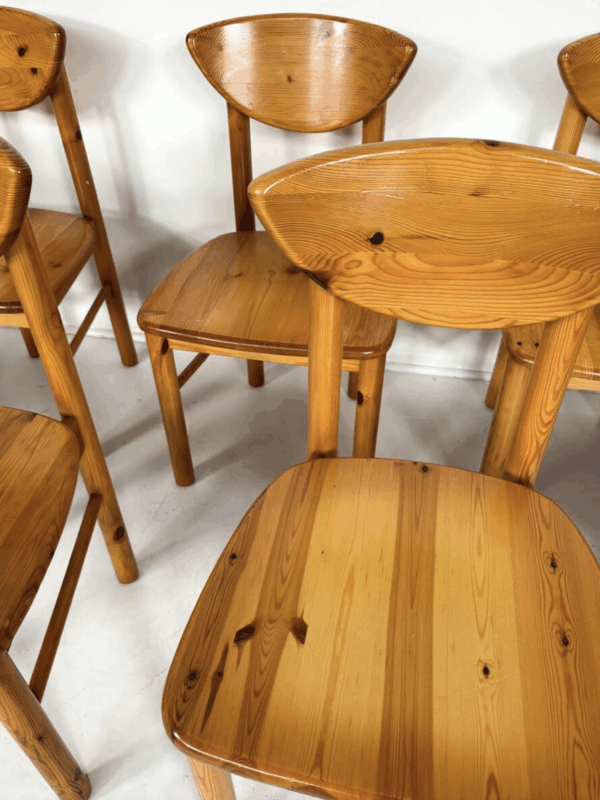 Mid-Century Pine Dining Chairs by Rainer Daumiller, Denmark, 1970s - Image 8