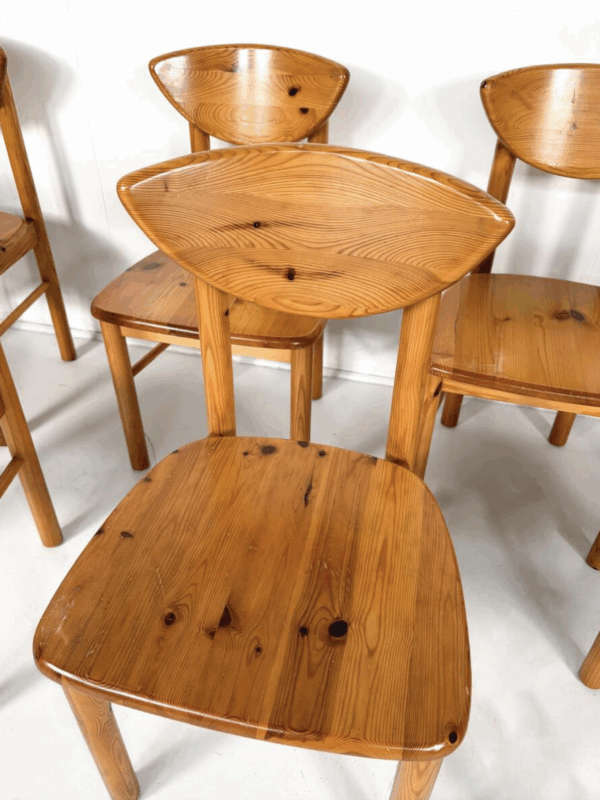 Mid-Century Pine Dining Chairs by Rainer Daumiller, Denmark, 1970s - Image 7