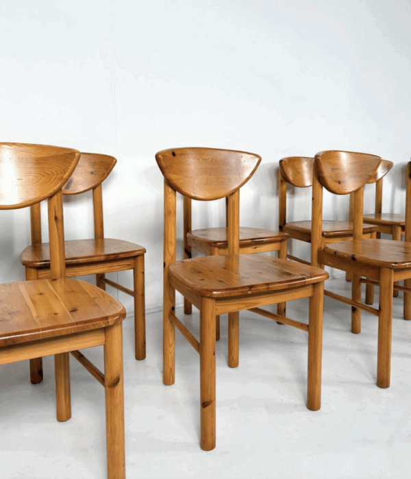 Mid-Century Pine Dining Chairs by Rainer Daumiller, Denmark, 1970s - Image 6