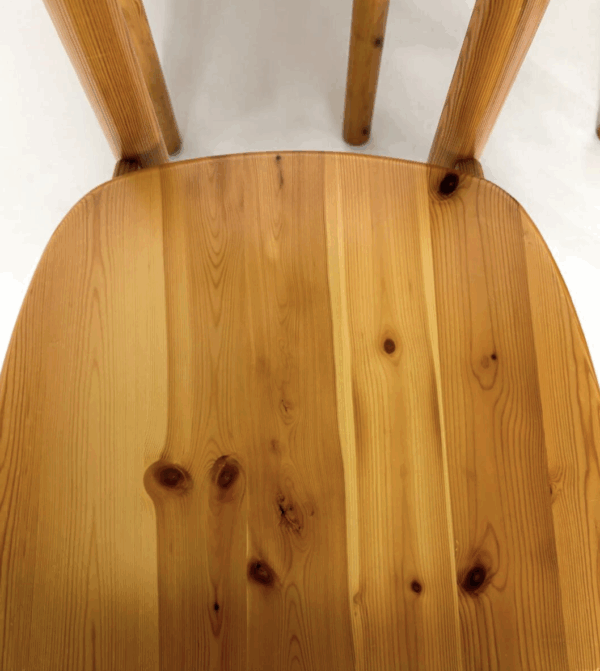 Mid-Century Pine Dining Chairs by Rainer Daumiller, Denmark, 1970s - Image 4
