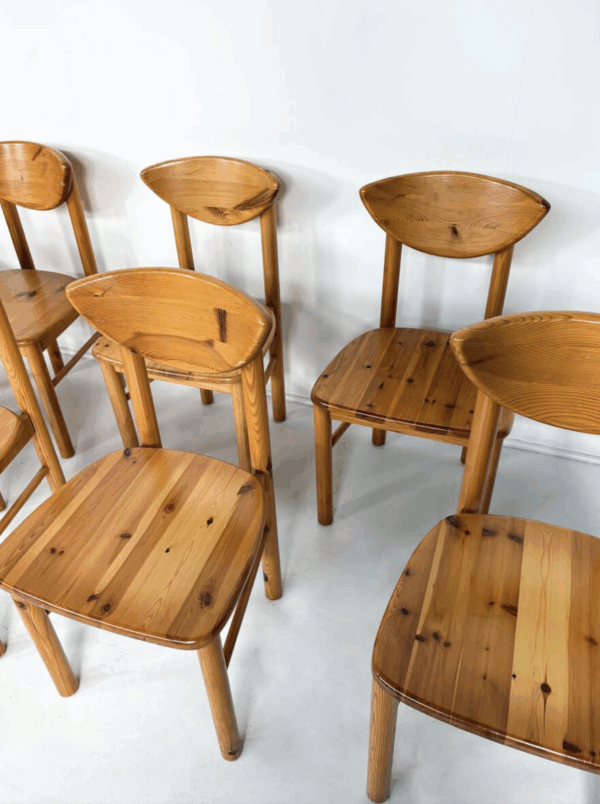 Mid-Century Pine Dining Chairs by Rainer Daumiller, Denmark, 1970s - Image 3