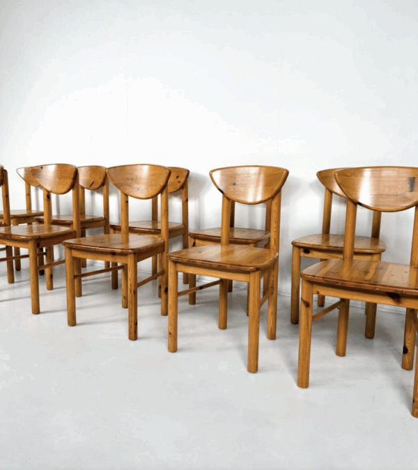 Mid-Century Pine Dining Chairs by Rainer Daumiller, Denmark, 1970s - Image 2