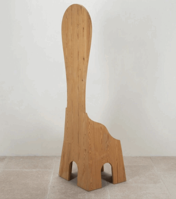 Fratina Chair by Mario Ceroli for Mobili Nella Valle for Poltronova, Italy 1972 - Image 5