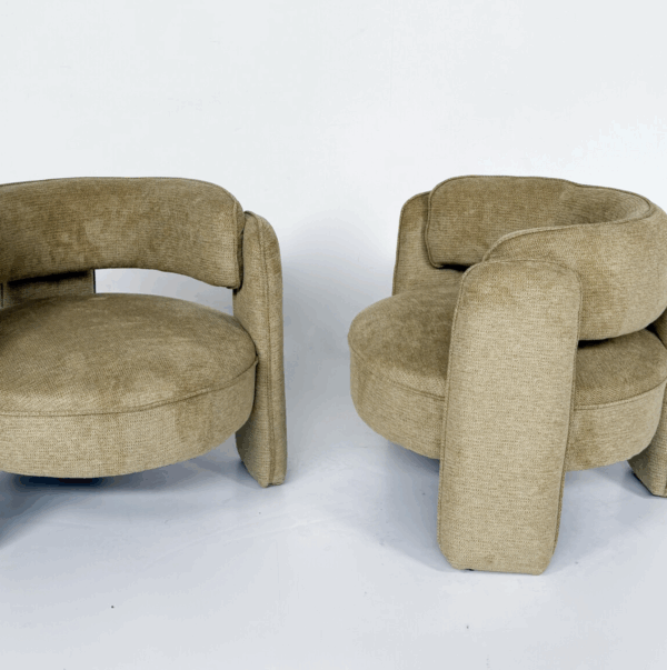 Contemporary Pair of Armchairs, Italy - Image 9