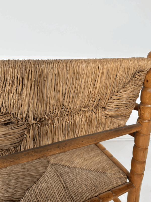 Armchair in the style of Charles Dudouyt, Hand-turned Wood Wood - Image 8