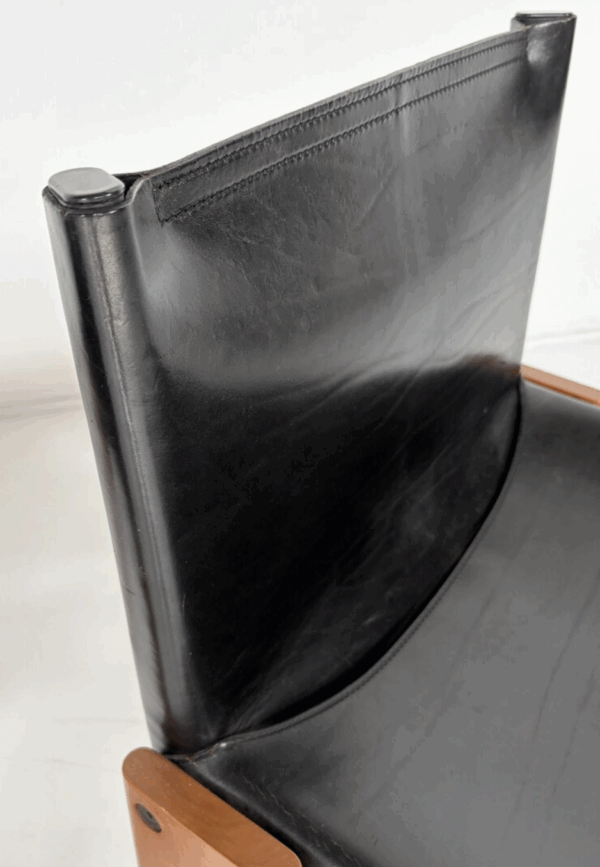 Set of 2 Chairs Model "Monk" by Afra and Tobia Scarpa for Molteni, Italy, 1970s - Image 5