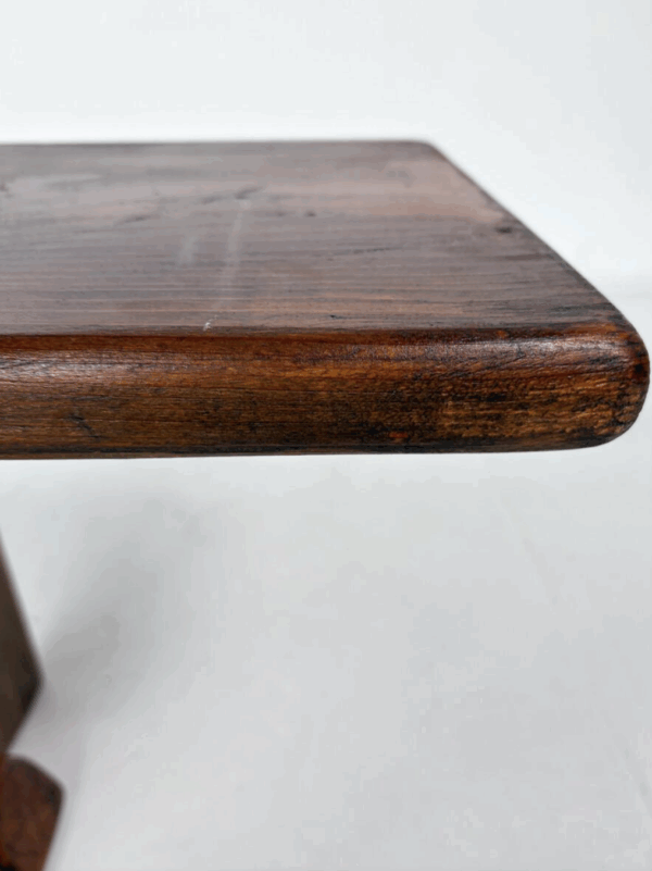 Mid-Century Modern Large Wooden Bench, Italy, 1960s - Image 8