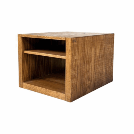 Wooden Side Table by Giuseppe Rivadossi for Officina Rivadossi, 1970s