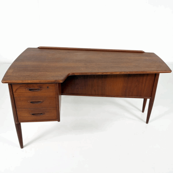 Boomerang Desk A10 by Göran Strand for Lelangs Möbelfabrik, 1960s - Image 10