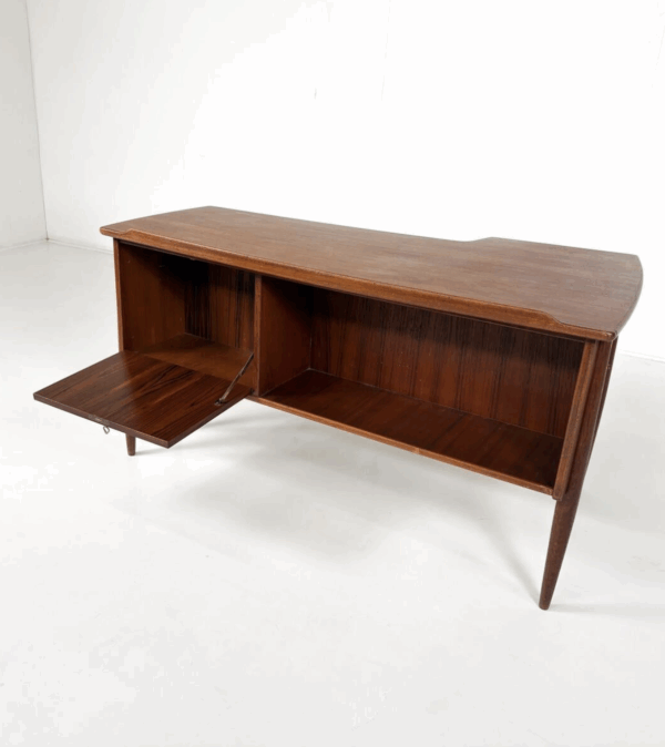 Boomerang Desk A10 by Göran Strand for Lelangs Möbelfabrik, 1960s - Image 4
