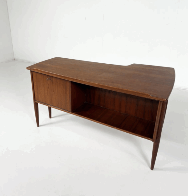 Boomerang Desk A10 by Göran Strand for Lelangs Möbelfabrik, 1960s - Image 8