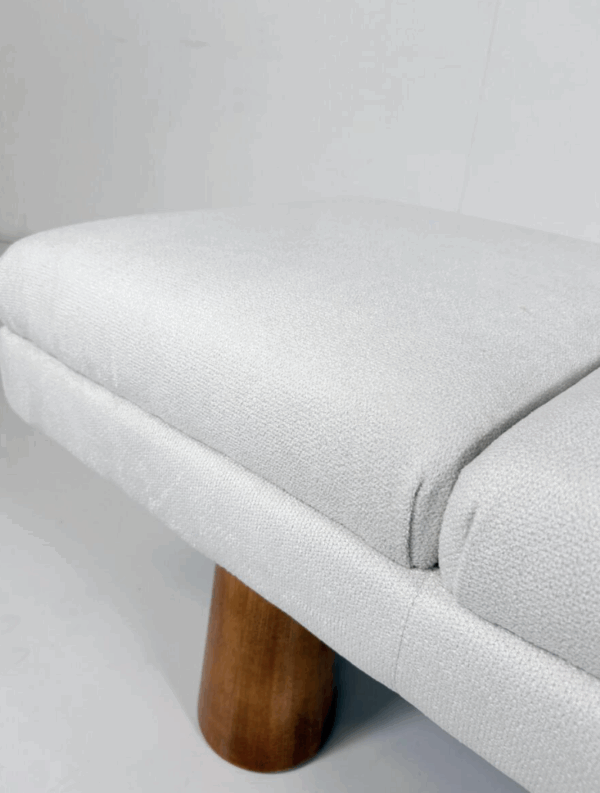 Contemporary Bench, Wood and Fabric, Italy - Image 7