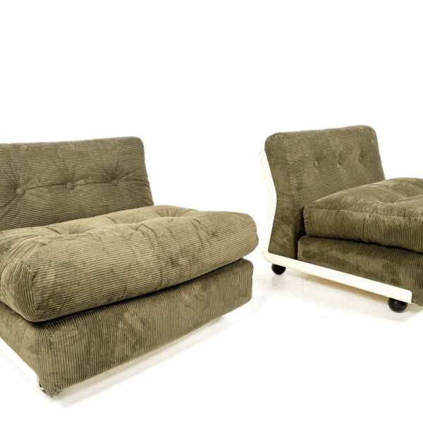 Mid-Century Modern Pair of "Amanta" Armchairs by Mario Bellini, 1960s - Image 5