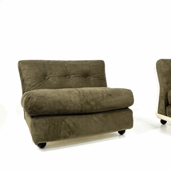 Mid-Century Modern Pair of "Amanta" Armchairs by Mario Bellini, 1960s - Image 3