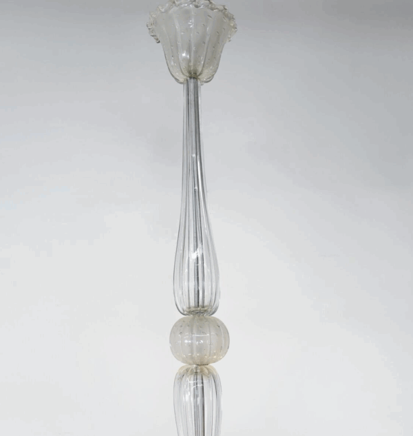 Barovier And Toso Chandelier, Murano Glass - 8 Sconces - Image 6