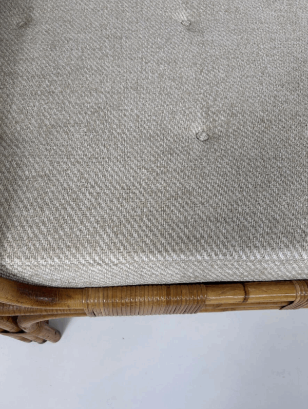 Mid-Century Modern Bamboo Daybed, Italy, 1960s - New Upholstery - Image 8