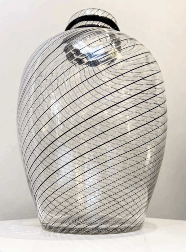 Murano Glass Vase by Fratelli Toso, 1980s - Image 6