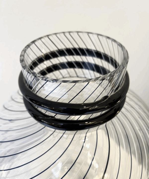 Murano Glass Vase by Fratelli Toso, 1980s - Image 4