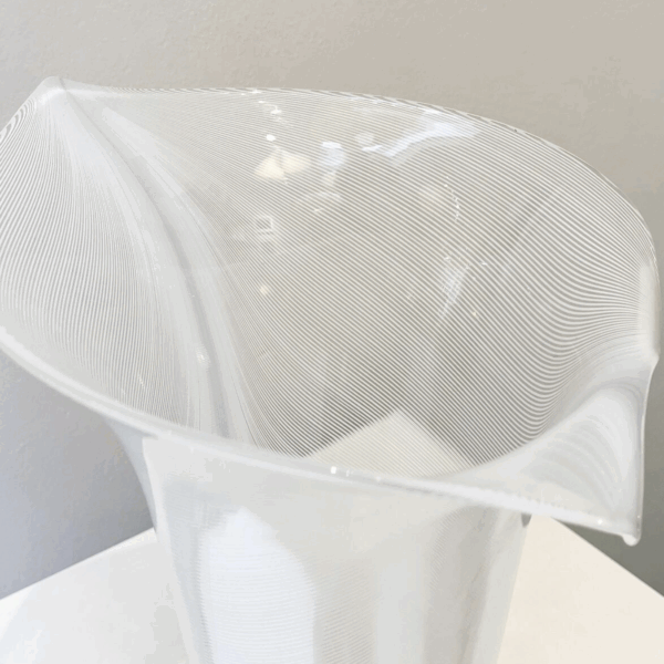 Murano Glass Vase by Tyra Lundgren for Venini, Italy, 1986 - Image 5