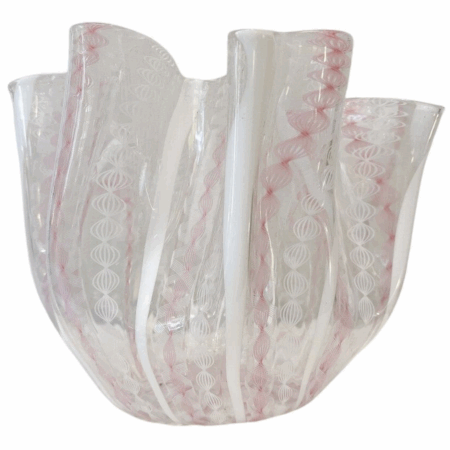 Vase "Fazzoletto" by Paolo Venini for Venini, Italy, 1950s