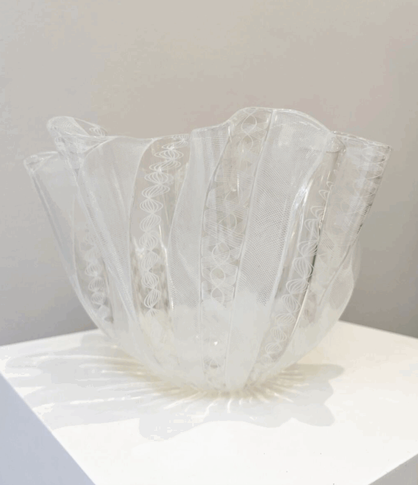 Vase "Fazzoletto Zanfirico" by Fulvio Bianconi for Venini, Italy, 1950s - Image 3
