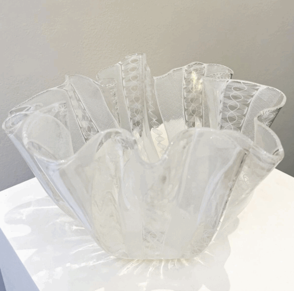 Vase "Fazzoletto Zanfirico" by Fulvio Bianconi for Venini, Italy, 1950s - Image 4