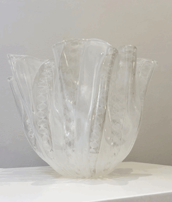 Vase "Fazzoletto Zanfirico" by Fulvio Bianconi for Venini, Italy, 1950s - Image 6