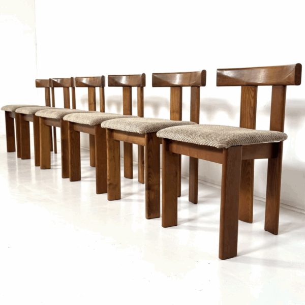 Mid-century Modern Set of 6 Chairs by Luigi Vaghi, 1960s - Image 5