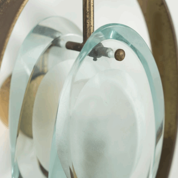 Pair of Wall Lights Mod N°2240 by Max Ingrand for Fontana Arte, 1960s - Image 5