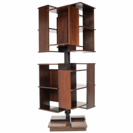 Rotating Bookcase "Centro" by Claudio Salocchi, Italy, 1960s